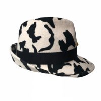 2021 Year of the COW – asymmetry trilby hat –